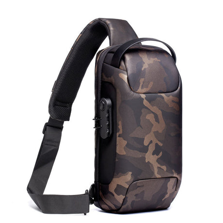 Sling Bag, Waterproof Men's Chest Bag Shoulder Bags Crossbody Sling Backpack For Men